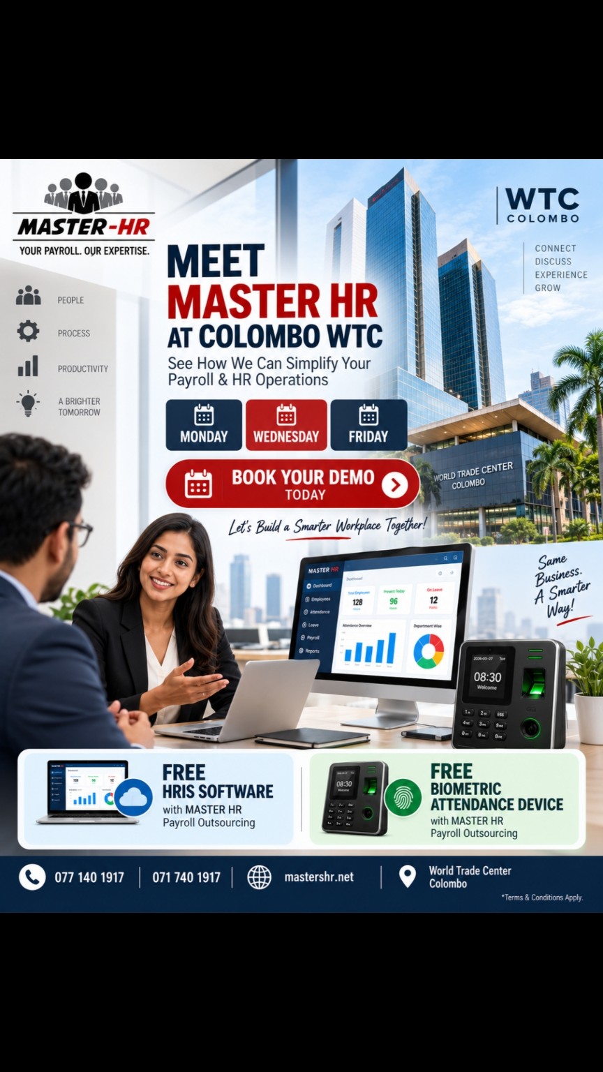 Meet Master HR at Colombo WTC visual