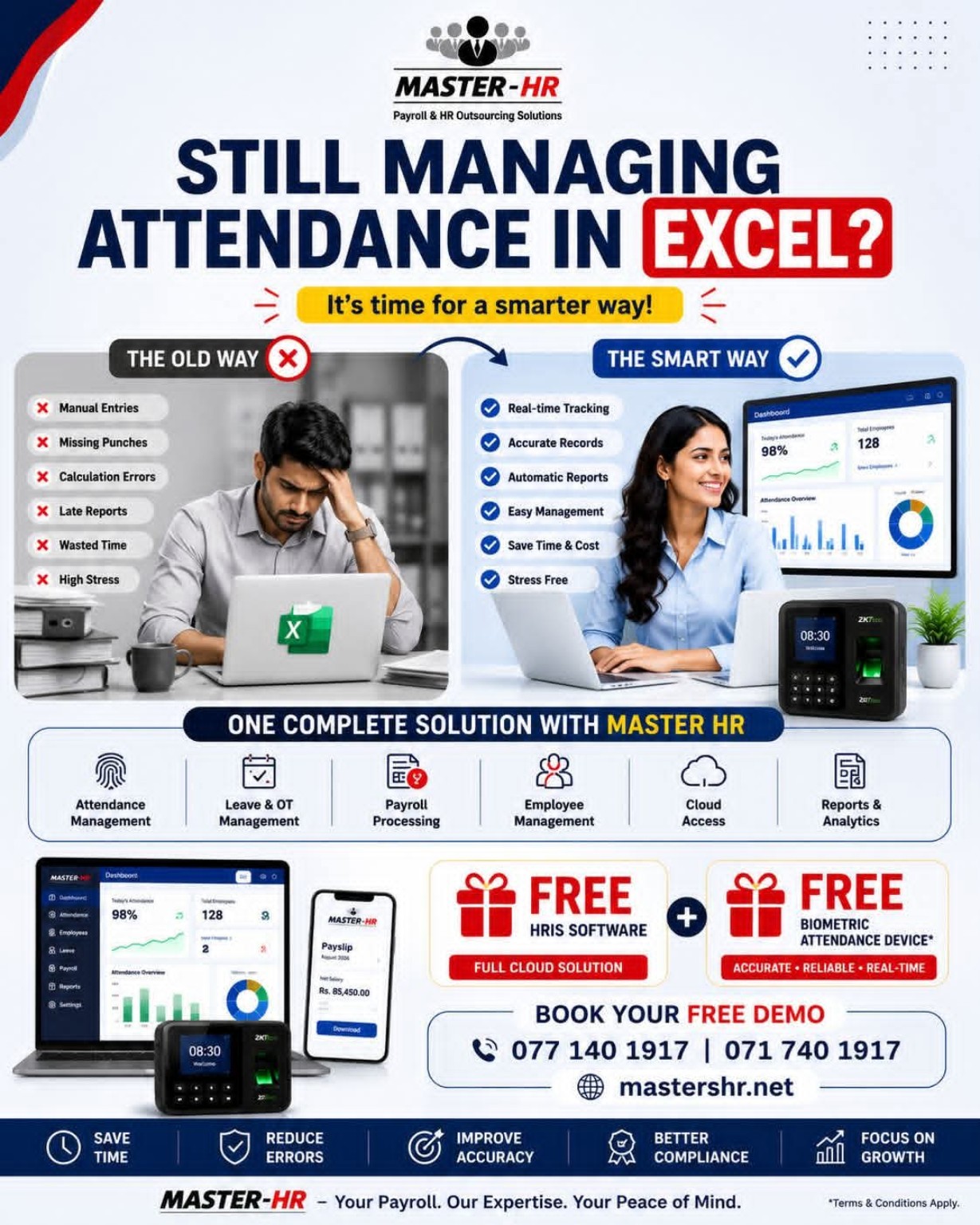 Still managing attendance in Excel