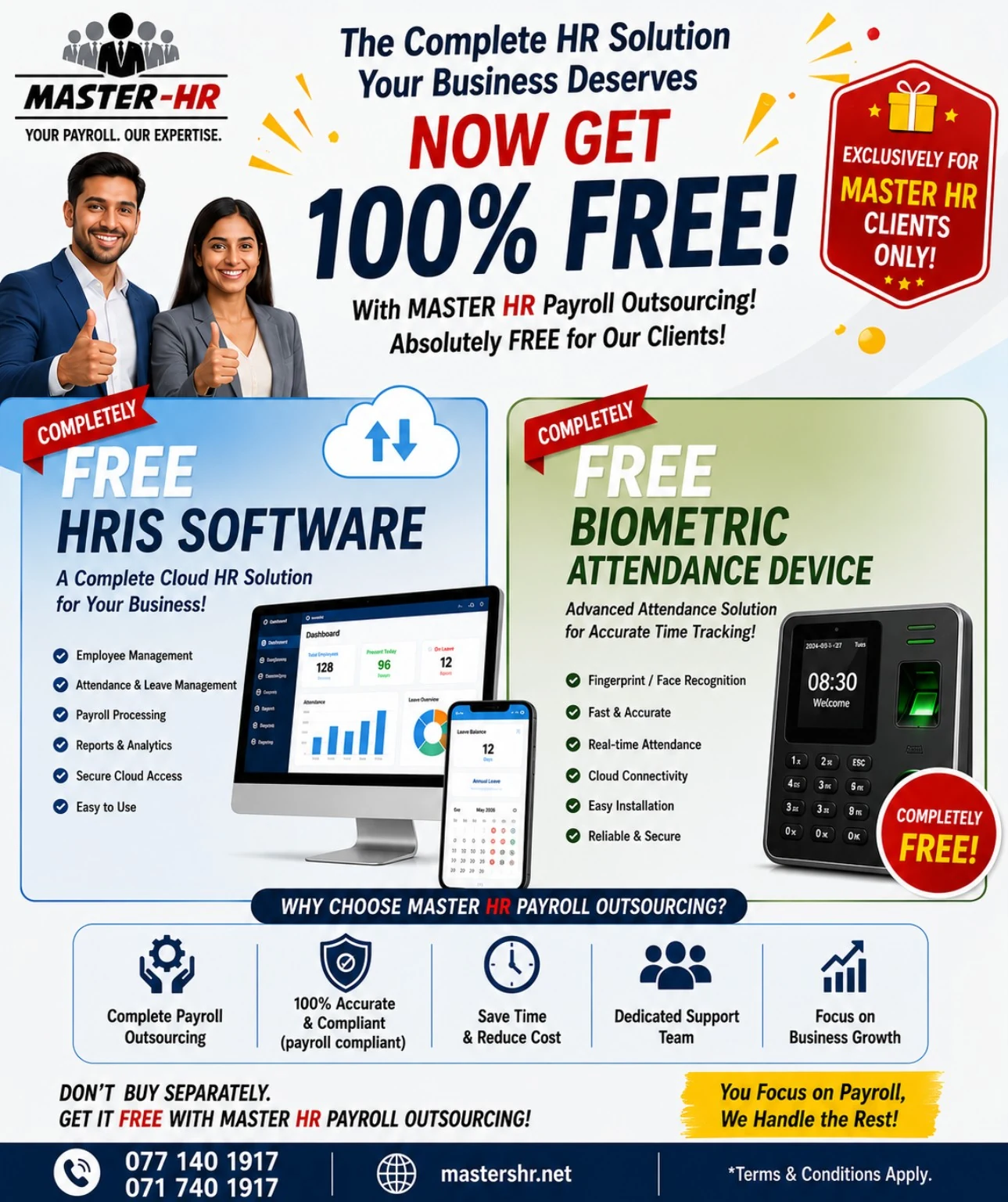 Payroll Software Sri Lanka by Master HR